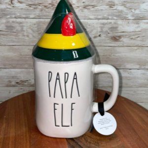 COPY - 🎄NEW! Rae Dunn x Elf ‘Papa Elf’ Mug W/ Topper